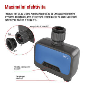 Zavlažovací hodiny EMOS PW56202 

 obrázek produktu 5 z 8