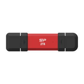 USB Flash Silicon Power DS72 2TB červená barva
