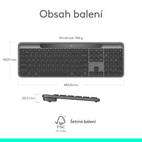 Klávesnice Logitech Signature Slim Solar+, US šedá

 obrázek produktu 18 z 18