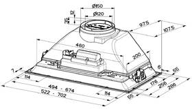 Odsavač par Faber INKA SMART C LG A52 šedá barva
