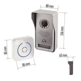 Videozvonek EMOS H1139, IP kamerová jednotka, Wi-Fi 

 obrázek produktu 4 z 9