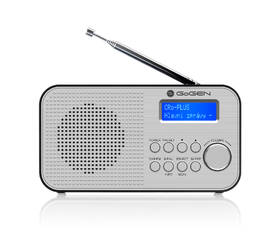 Radiopřijímač s DAB+ GoGEN DAB 300 N stříbrná barva
