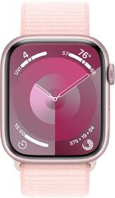 Chytré hodinky Apple GPS 45mm pouzdro z růžového hliníku - světle růžový provlékací sportovní řemínek 

 obrázek produktu 1 z 9