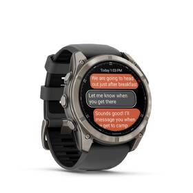 Chytré hodinky Garmin fenix 8 Pro 51 mm AMOLED Sapphire - Titanium / Graphite Silicone Band 

 obrázek produktu 7 z 14