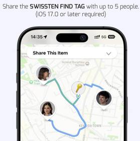 Lokátor Swissten Find Tag s funkcí Apple Find My bílý

 obrázek produktu 3 z 6