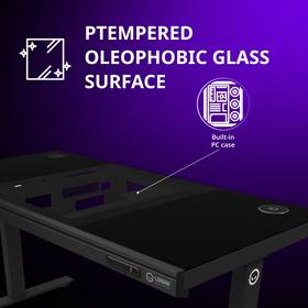 Herní stůl Lorgar DE90 RGB Tempered Glass černý

 obrázek produktu 15 z 17