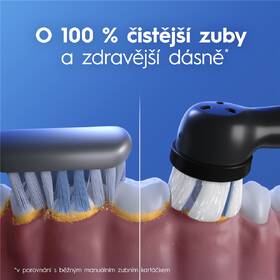 Zubní kartáček Oral-B Black, 4 náhradní hlavice černý

 obrázek produktu 4 z 10