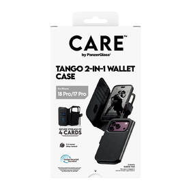 Pouzdro na mobil flipové PanzerGlass CARE na Apple iPhone 18 Pro / 17 Pro Tango 2v1 Wallet MagSafe černé

 obrázek produktu 4 z 4
