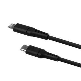Kabel FIXED Liquid silicone USB-C/Lightning s podporou PD, MFi, 0,5m černý

 obrázek produktu 2 z 7