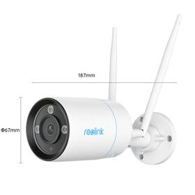 IP kamera Reolink W330 - RLC-810WA Wi-Fi bílá barva
