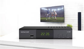 Set-top box Sencor SDB 5007T černá barva
