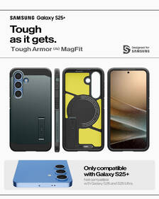 Kryt na mobil Spigen Tough Armor MagSafe na Samsung Galaxy S25+ zelený

 obrázek produktu 12 z 17