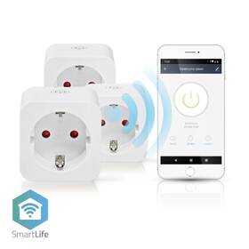 Chytrá zásuvka Nedis SmartLife, Wi-Fi, 16A, 3680 W, 3ks 

 obrázek produktu 6 z 8