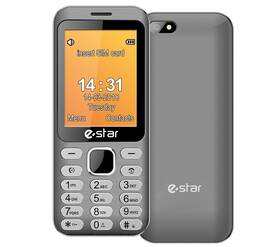 Mobilní telefon eStar X28 Dual Sim stříbrná barva
