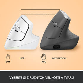 Myš Logitech Lift Vertical Ergonomic for Business bílá

 obrázek produktu 8 z 9