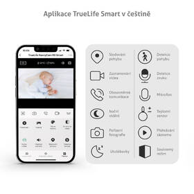 Dětská elektronická chůva TrueLife NannyCam R3 Smart 

