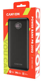 Powerbanka Canyon PB-2002B, 20 000 mAh černá

 obrázek produktu 4 z 4