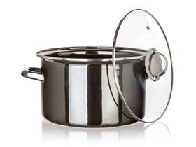 Hrnec s poklicí BANQUET METALLIC Black 26 cm, 6 l černý

 obrázek produktu 3 z 7