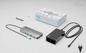 Dokovací stanice i-tec USB-C Metal Nano 3x Display, 2x HDMI 1x USB-C video, PD 140W + Universal Charger 140 W 

 obrázek produktu 5 z 5