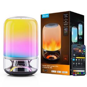 Stolní LED lampička Govee Table Lamp 2 RGBW lampa s reproduktorem - zvuk od JBL bílá/šalvějová

 obrázek produktu 2 z 7