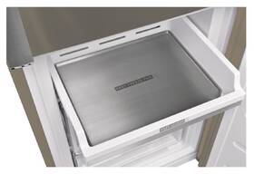 Chladnička s mrazničkou Whirlpool W9 931D B H bronzová barva
