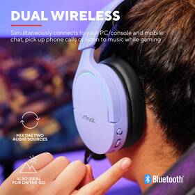 Headset Trust GXT 491 FAYZO fialový

 obrázek produktu 10 z 15
