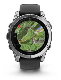 Chytré hodinky Garmin fenix E 47 mm - Stainless Steel / Graphite Silicone Band 

 obrázek produktu 3 z 8