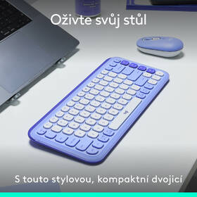 Klávesnice s myší Logitech POP ICON, US layout fialová

 obrázek produktu 2 z 10