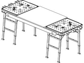 Pracovní stůl FORTUM 4759990 

 obrázek produktu 5 z 5