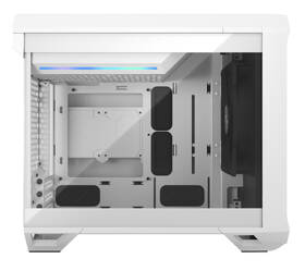 Case FRACTAL DESIGN Torrent Nano Tempered Glass Clear Tint bílá barva
