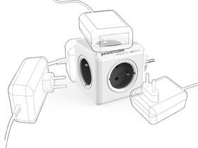 Rozbočovací zásuvka Powercube 5x zásuvka šedá/bílá

 obrázek produktu 3 z 3