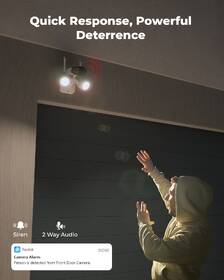 IP kamera Reolink Duo Floodlight Wi-Fi bílá barva
