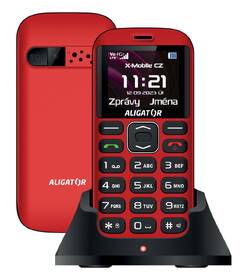 Mobilní telefon Aligator A720 4G Senior černý/červený

 obrázek produktu 1 z 5
