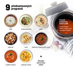 Tlakový hrnec Lauben Electric Pressure Cooker 5000AT šedý

 obrázek produktu 17 z 19