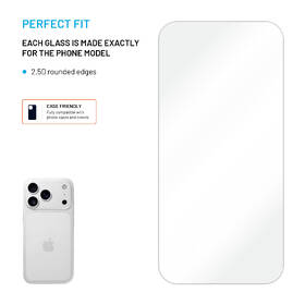 Tvrzené sklo FIXED na Apple iPhone 17 Pro (2 ks) 

 obrázek produktu 2 z 7