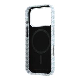 Kryt na mobil Karl Lagerfeld PU Houndstooth Resin Plate MagSafe na Apple iPhone 17 Pro modrý

 obrázek produktu 5 z 6