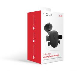 Držák na mobil FIXED Click černá barva
