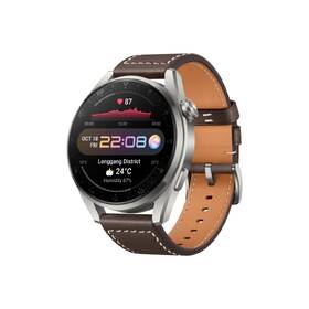 Chytré hodinky Huawei Watch 3 Pro - Brown Leather 

 obrázek produktu 1 z 5