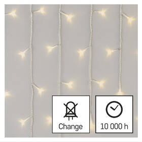 Vánoční osvětlení EMOS 300 LED rampouchy, 5 m, venkovní i vnitřní, teplá bílá, ovladač, programy, časovač 

 obrázek produktu 2 z 8