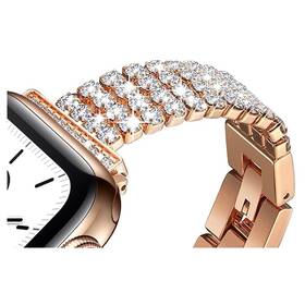 Řemínek WG shine, kovový, na Apple Watch 42/44/45/49 mm - rose gold 

 obrázek produktu 3 z 4