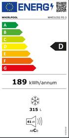 Mraznička Whirlpool WHE31352 FO 3 bílá barva
