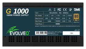 Zdroj Evolveo G1000 1000W 80+ Gold černý

 obrázek produktu 4 z 5