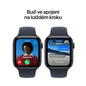 Chytré hodinky Apple GPS 40 mm temně inkoustový hliník, námořnicky modrý sportovní řemínek - S/M 

 obrázek produktu 4 z 6