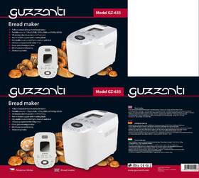 Domácí pekárna Guzzanti GZ 635 stříbrný

 obrázek produktu 2 z 10