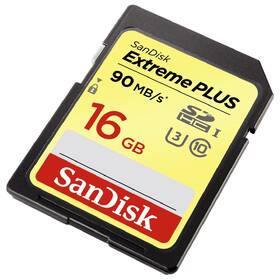 Paměťová karta SanDisk 16GB UHS-I U3 (90R/60W) černá barva
