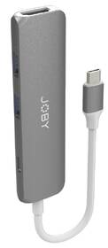 USB Hub JOBY USB-C/4K HDMI, 2x USB 3.0, USB-C šedý

 obrázek produktu 2 z 3