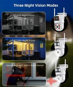IP kamera IMMAX NEO LITE SMART Security DOUBLE , 355° 90°, Wi-Fi, Tuya bílá

 obrázek produktu 8 z 12