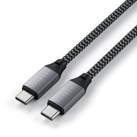 Kabel Satechi USB-C/USB-C, 25 cm šedý

 obrázek produktu 2 z 3
