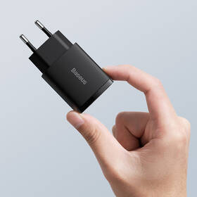 Nabíječka do sítě Baseus USB-A, USB-C, 20 W černá

 obrázek produktu 5 z 7