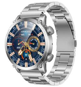 Chytré hodinky ARMODD Silentwatch 7 Pro GPS s kovovým řemínkem + silikonový řemínek stříbrné

 obrázek produktu 1 z 7